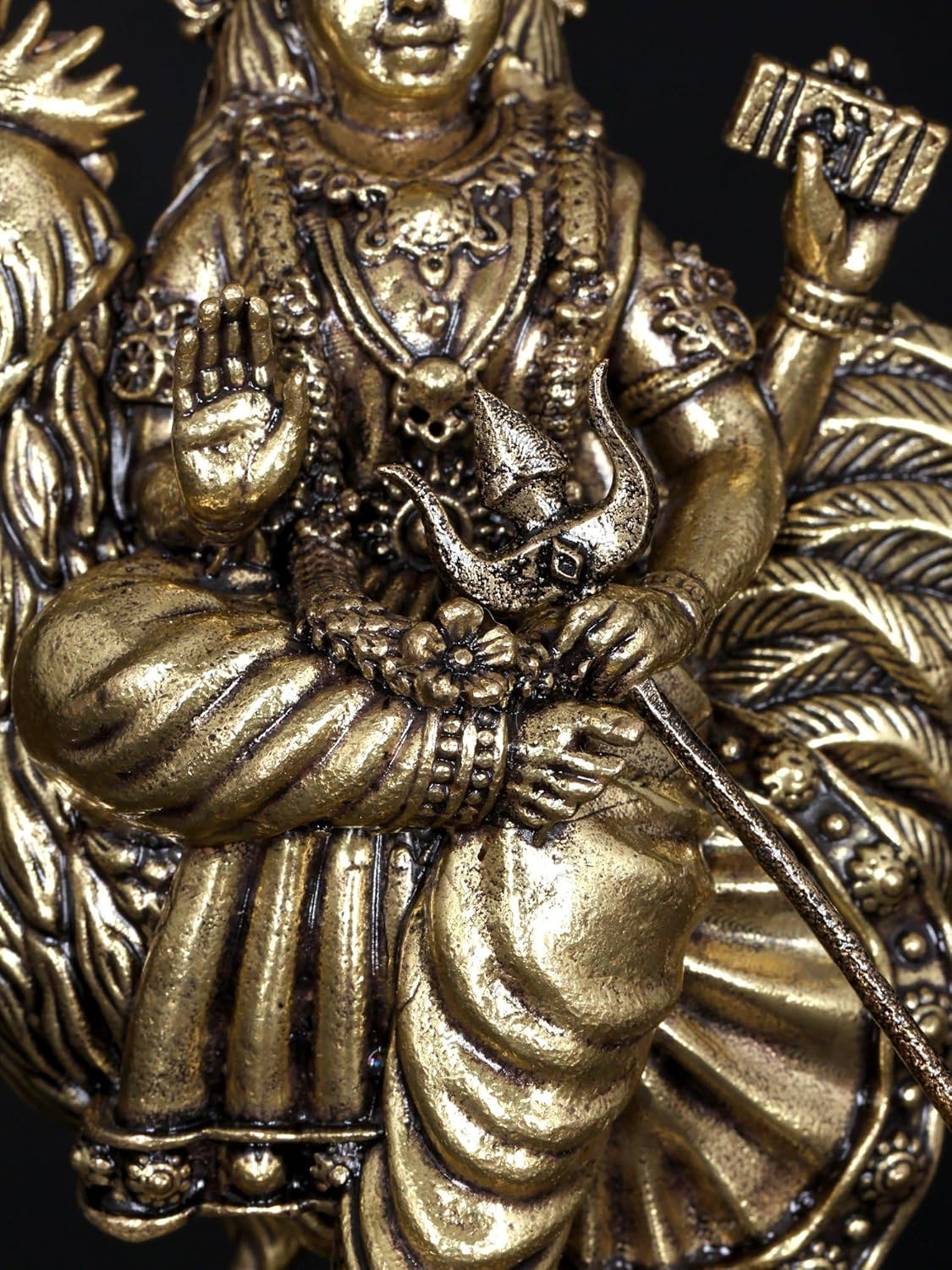 Small Superfine Mata Bahuchara Brass Statue Religious Idol for Pooja Mandir