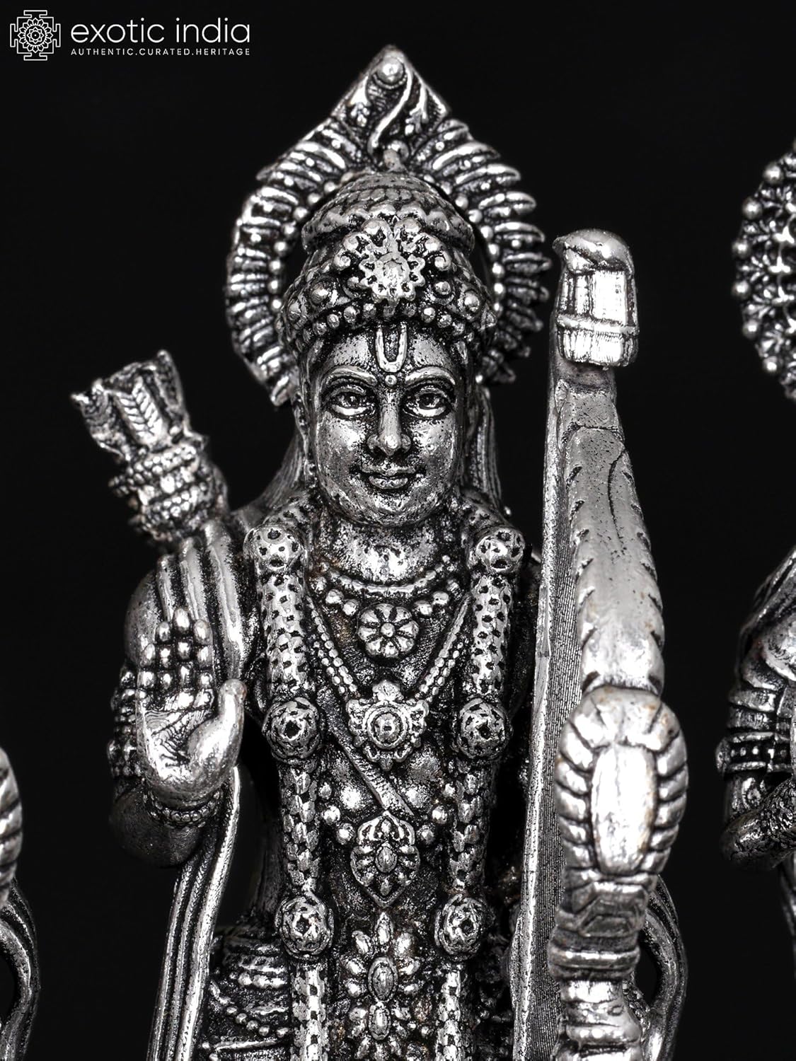 Exotic India Superfine Ram Darbar Brass Statue 1