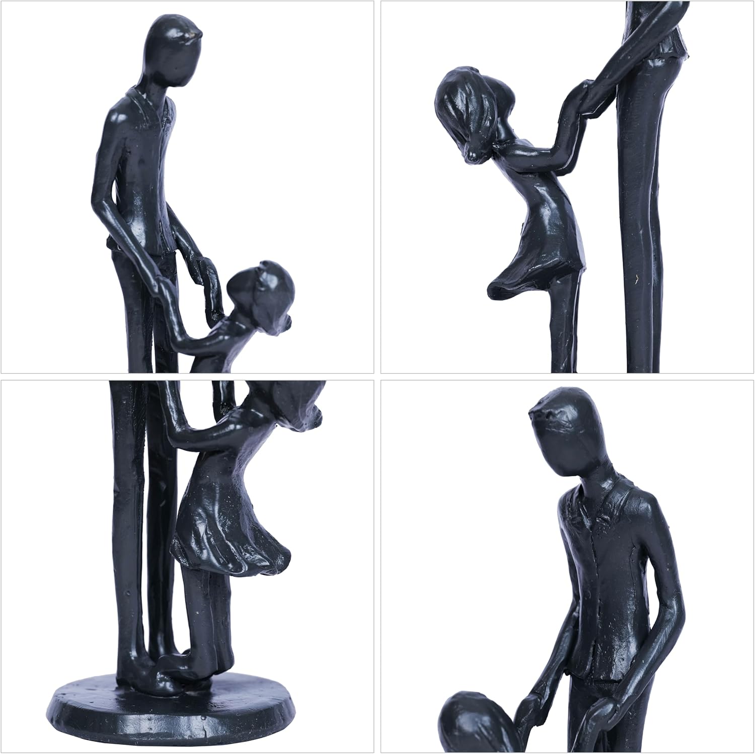 Father Daughter Statue - Heartwarming Love Sculpture