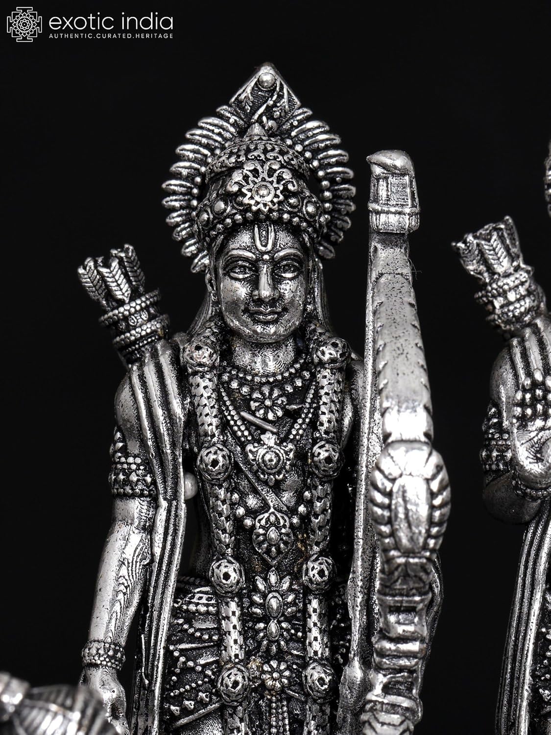 Exotic India Superfine Ram Darbar Brass Statue 1