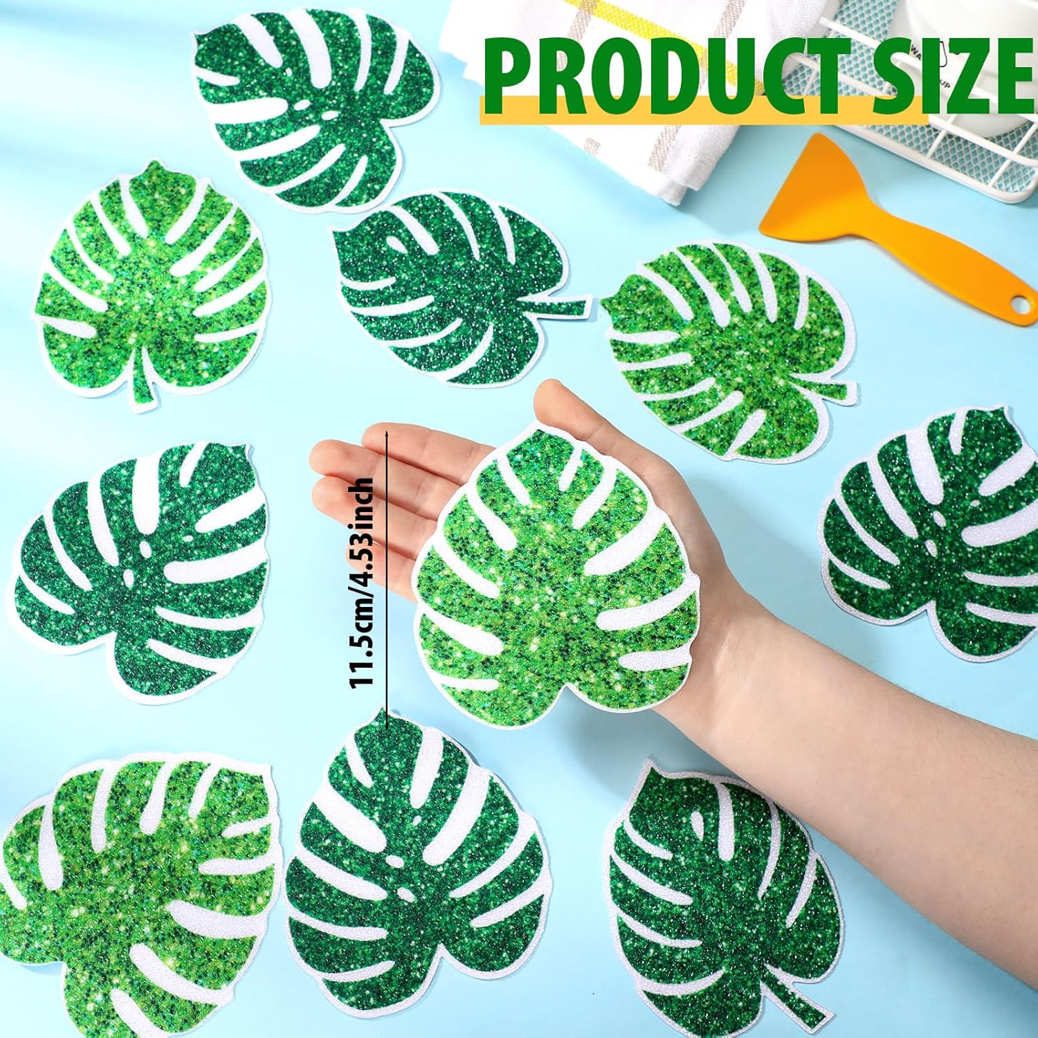 Yaomiao 24 Pcs Non Slip Bathtub Stickers with Scraper