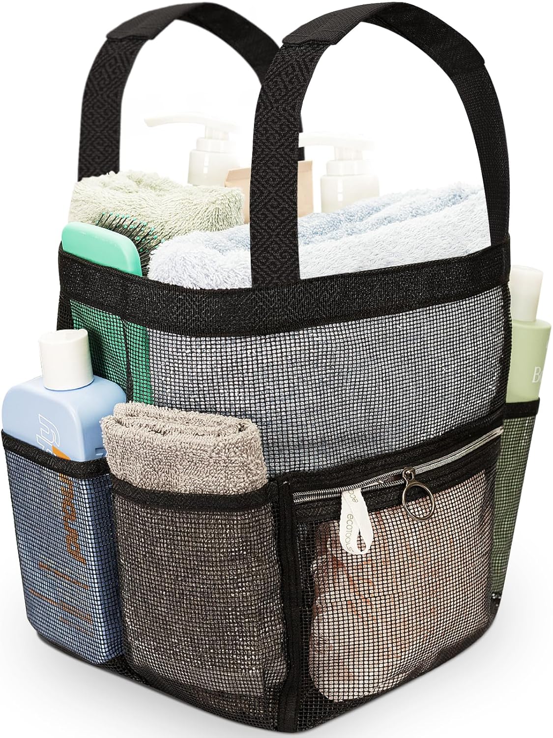 DV Lifestyle Mesh Shower Caddy with 7 Pockets and Zipper 1