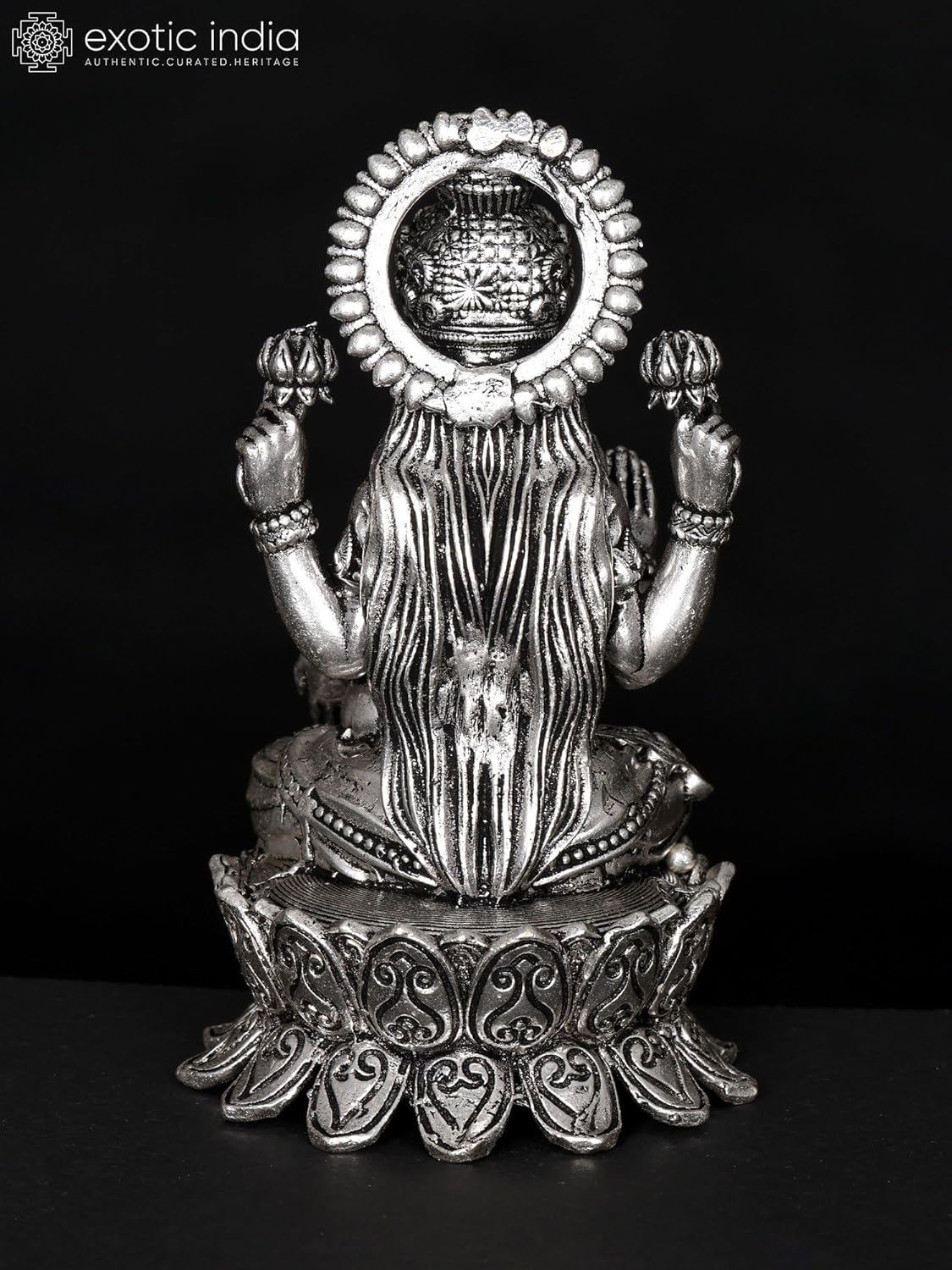 Small Superfine Goddess Lakshmi Statue for Pooja Home Temple