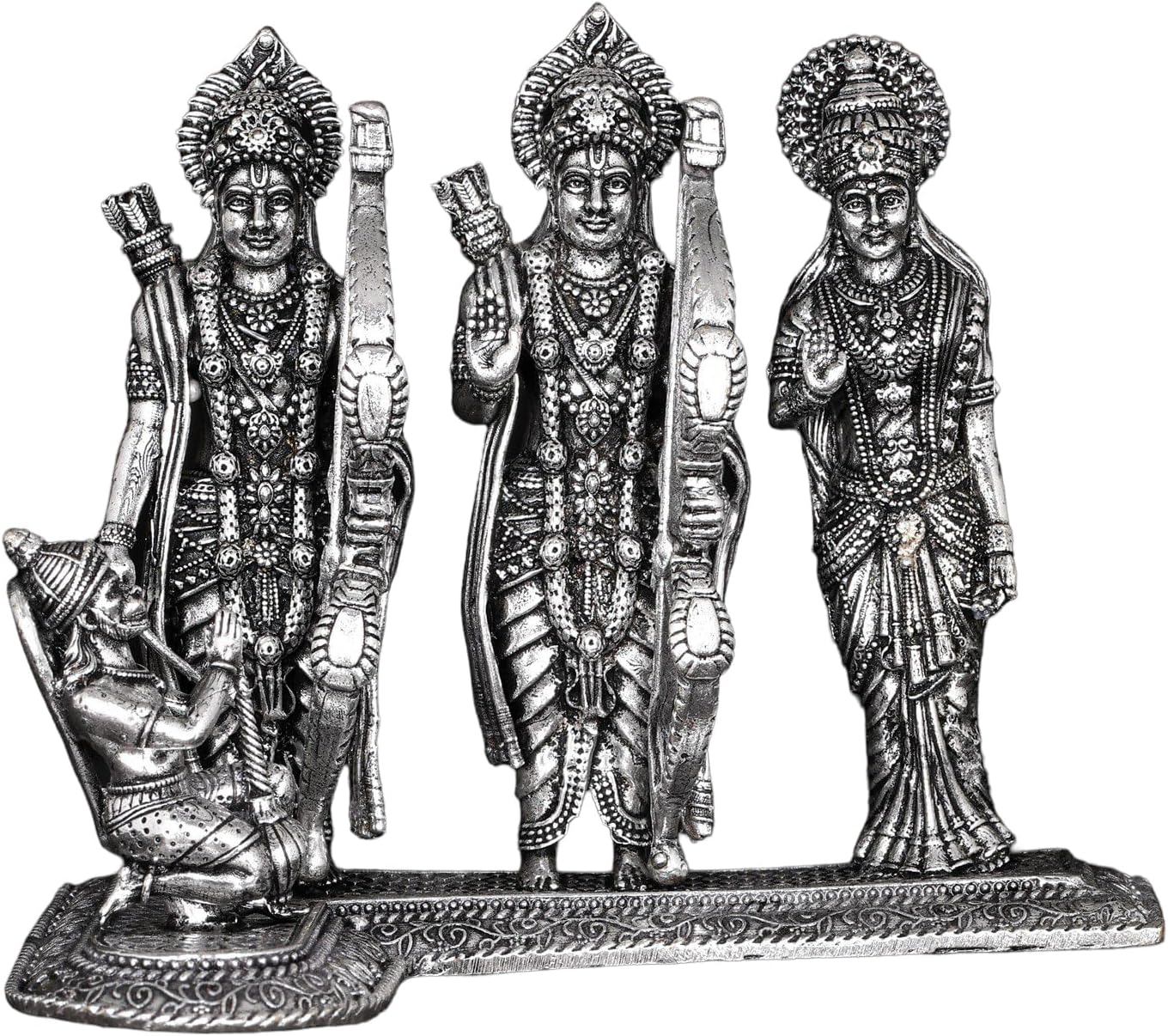 Exotic India Superfine Ram Darbar Brass Statue 1