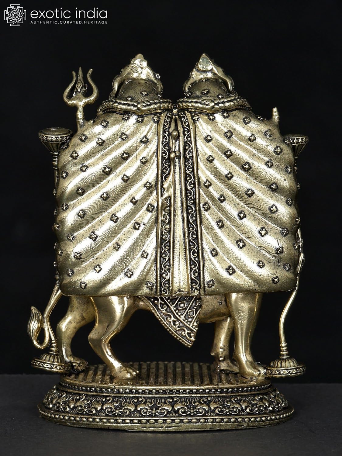 Small Superfine Maa Chamunda Devi Brass Statue for Puja
