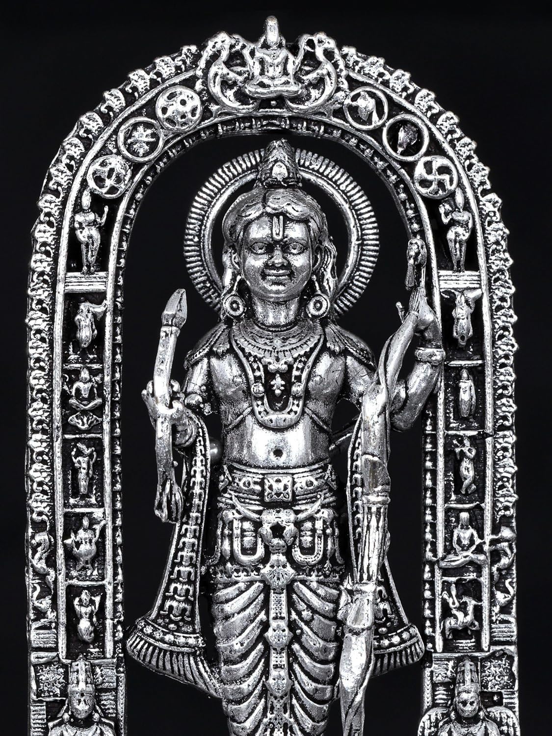 Exotic India Shri Ram Lalla Brass Statue